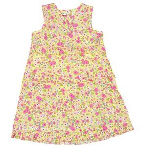 George 18M Girls sundress bloomers set flower yellow tiered ruffles dress NEW